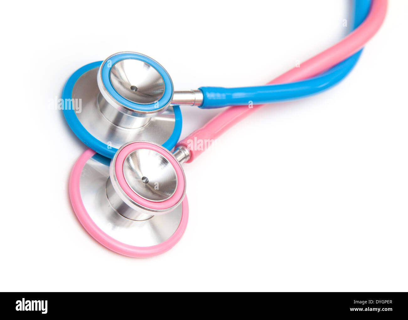 Medical stethoscopes isolated on a white studio background Stock Photo ...