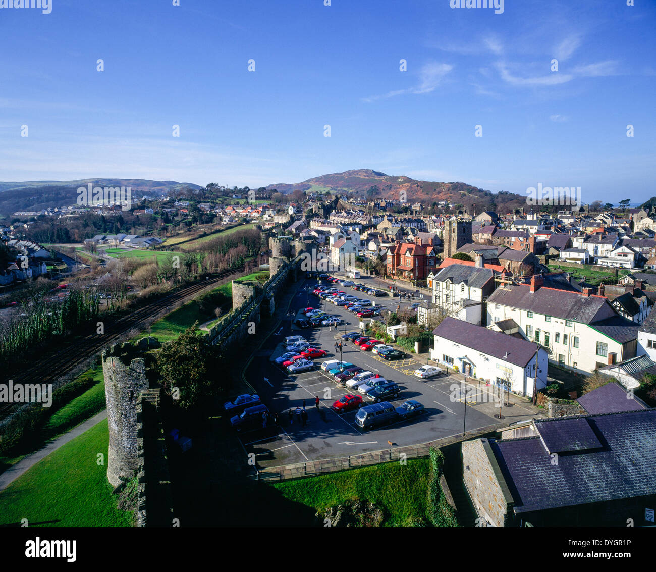 Conwy north Wales UK Stock Photo