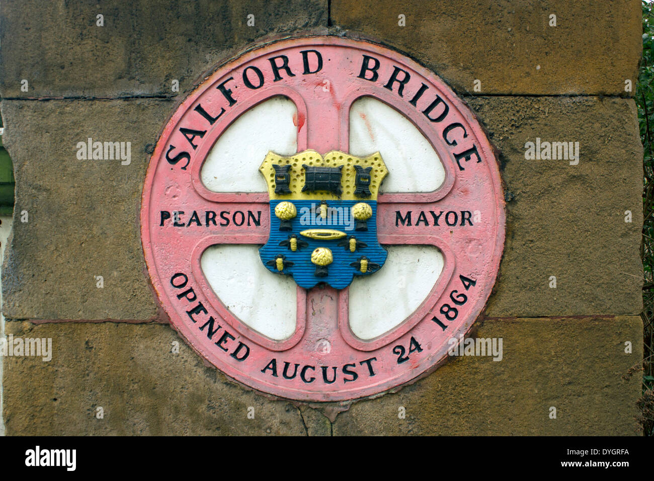Palatine Bridge sign Stock Photo Alamy