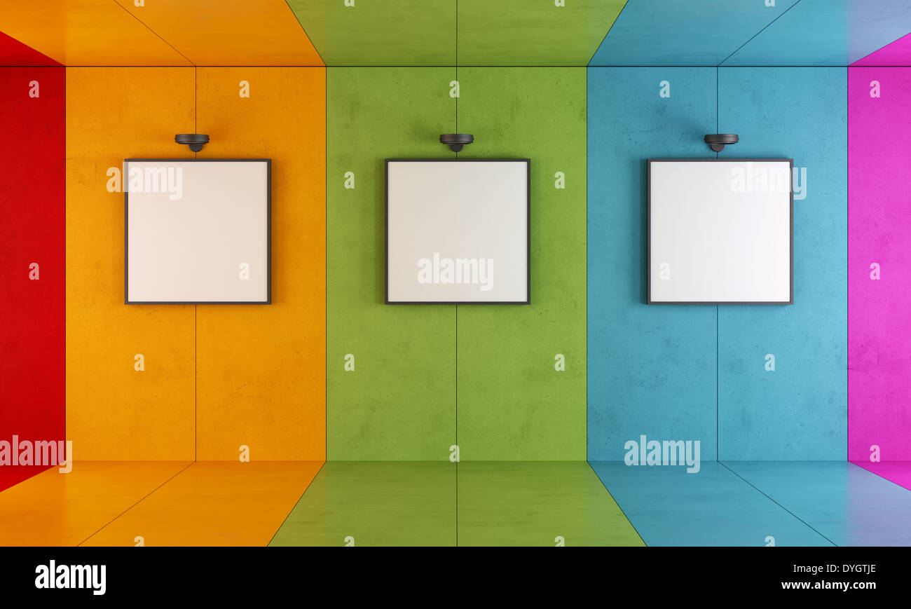 White art gallery walls hi-res stock photography and images - Alamy