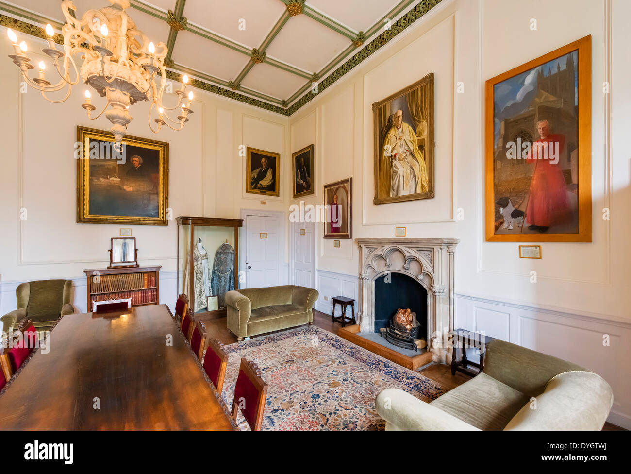 Interior of the Bishop's Palace, Wells, Somerset, England, UK Stock Photo
