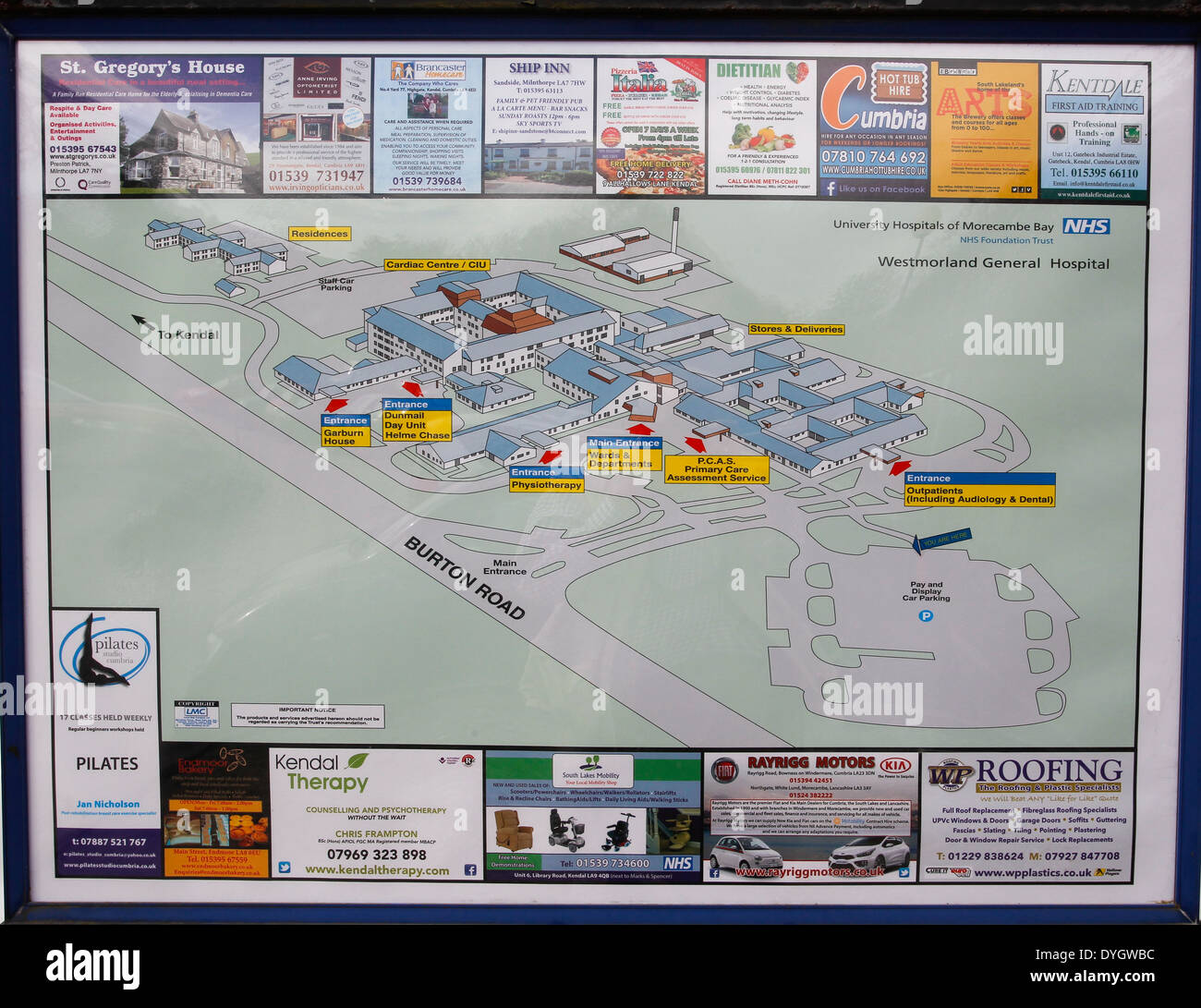 Westmorland General Hospital Kendal Cumbria Stock Photo Alamy
