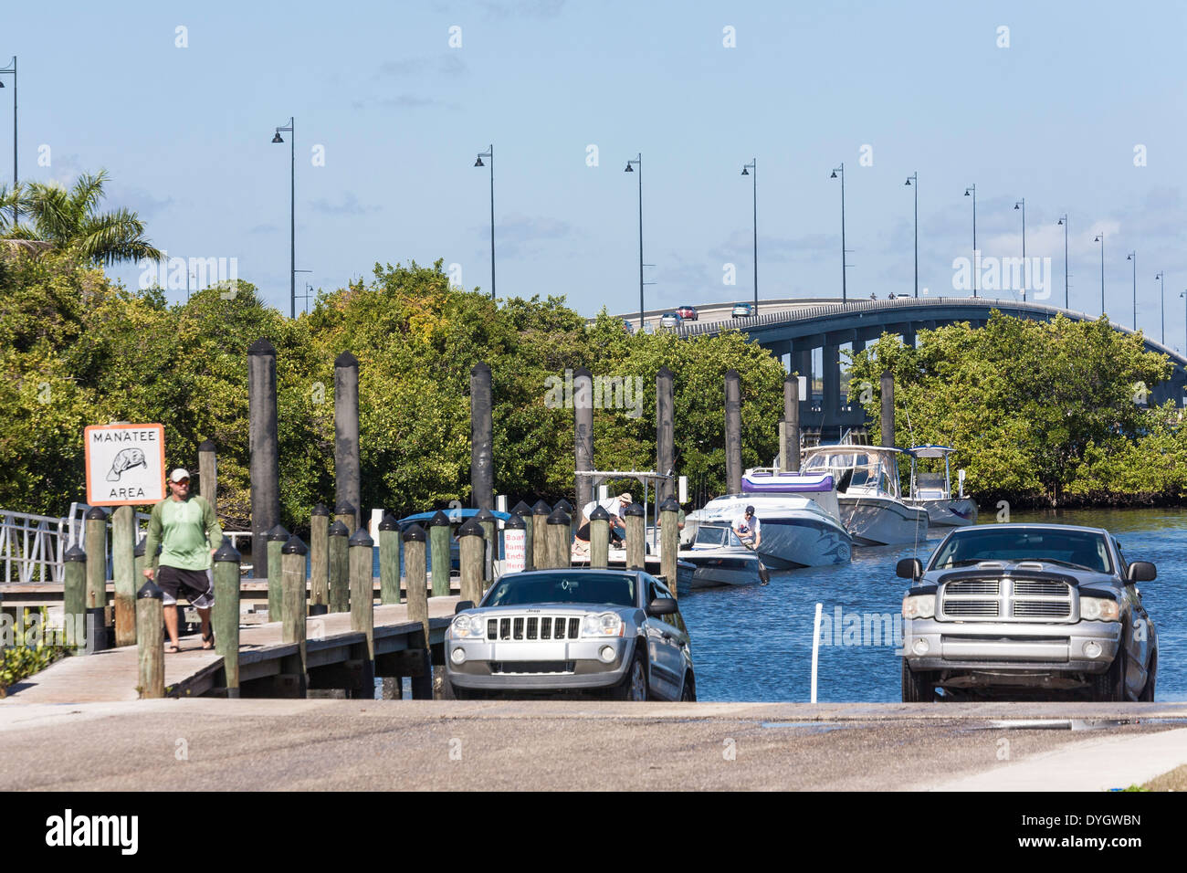 Waterfront in Punta Gorda, Florida, USA Stock Photo Alamy