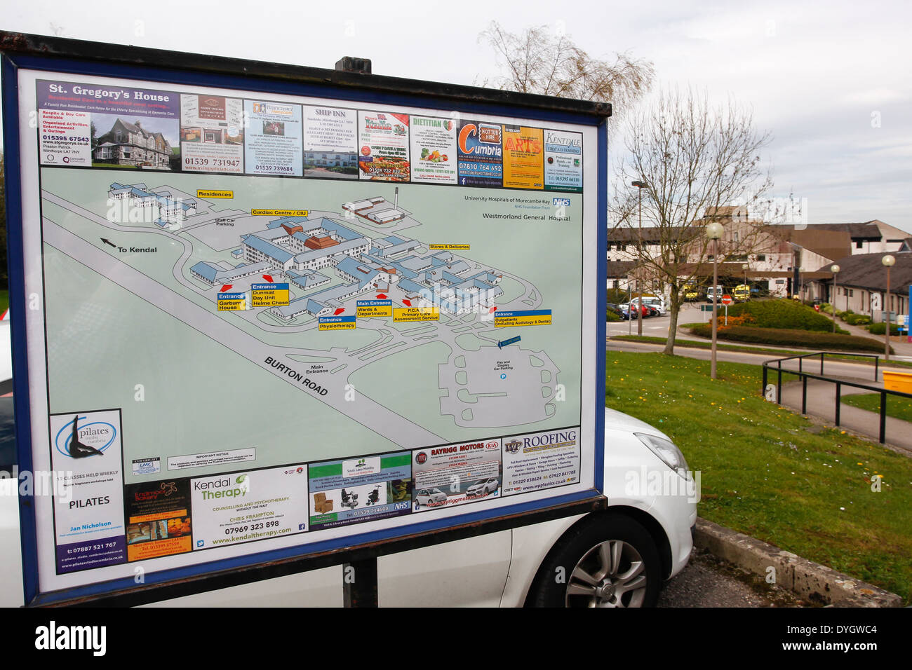 Westmorland General Hospital Kendal Cumbria Stock Photo Alamy