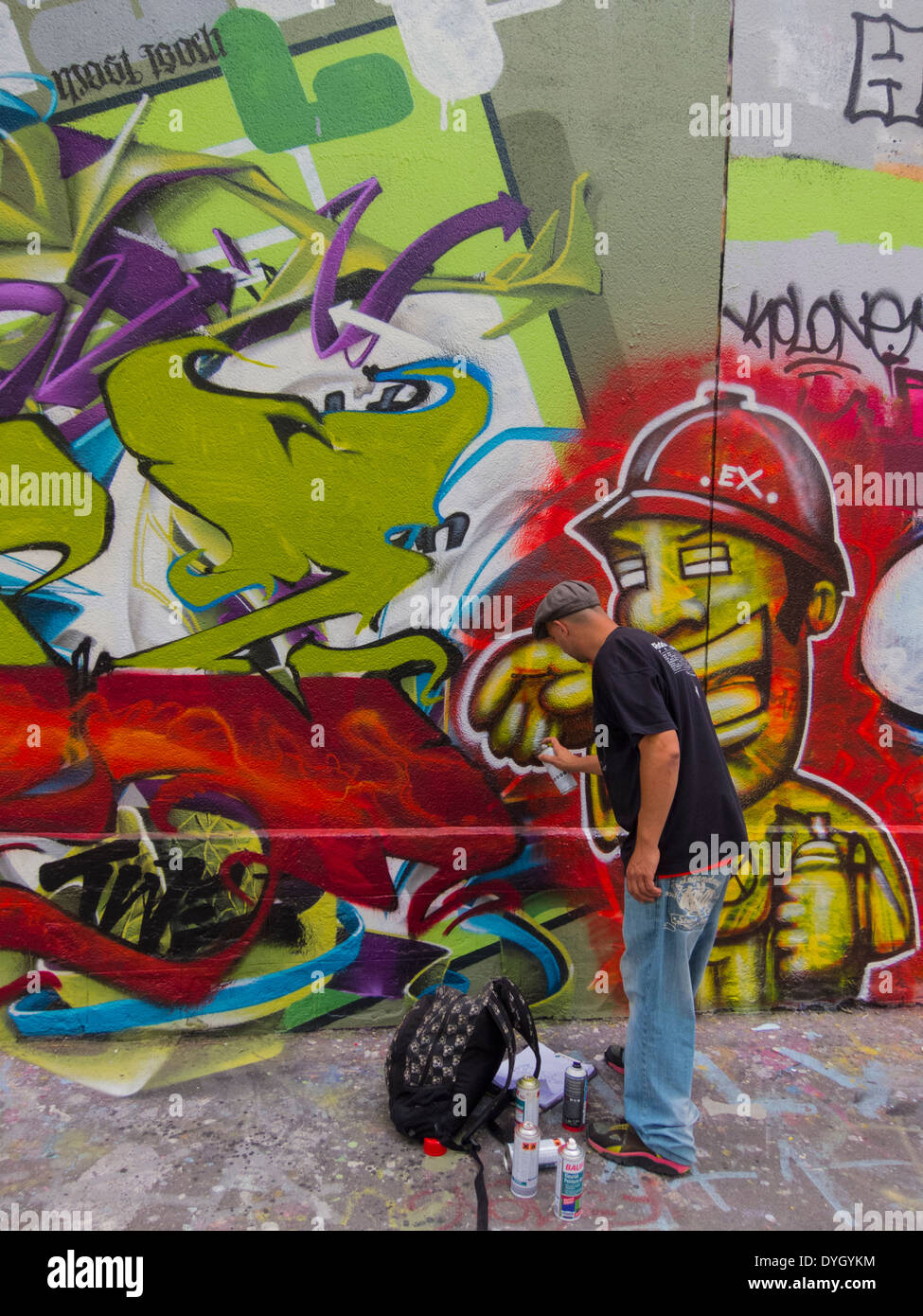 Teens urban scene art artists boys people urban life hi-res stock ...