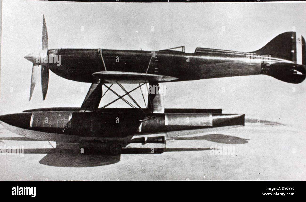 The Macchi M.C.72 was a high-speed racing seaplane developed by the ...