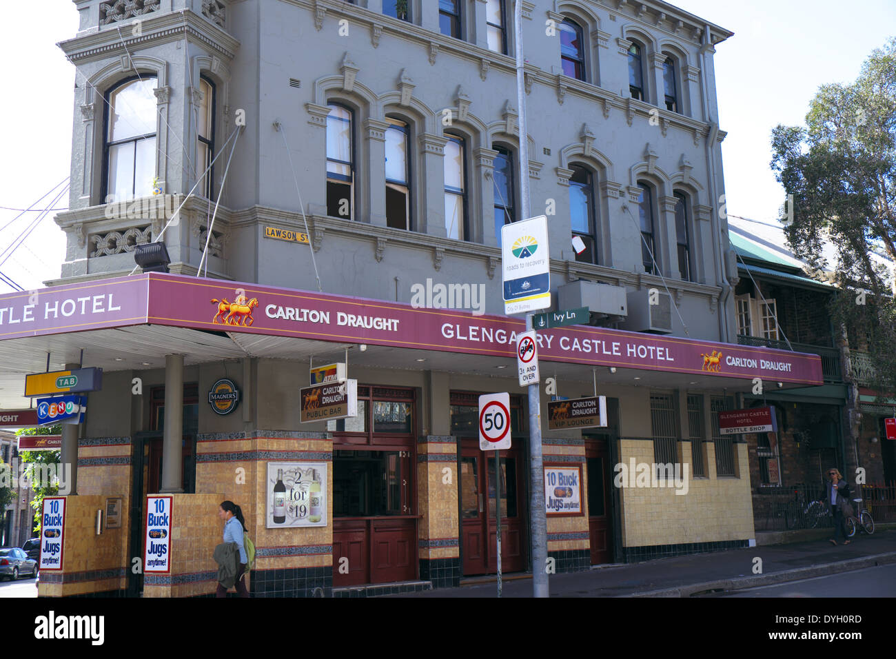 traditional pub/bar in redfern,sydney Stock Photo Alamy