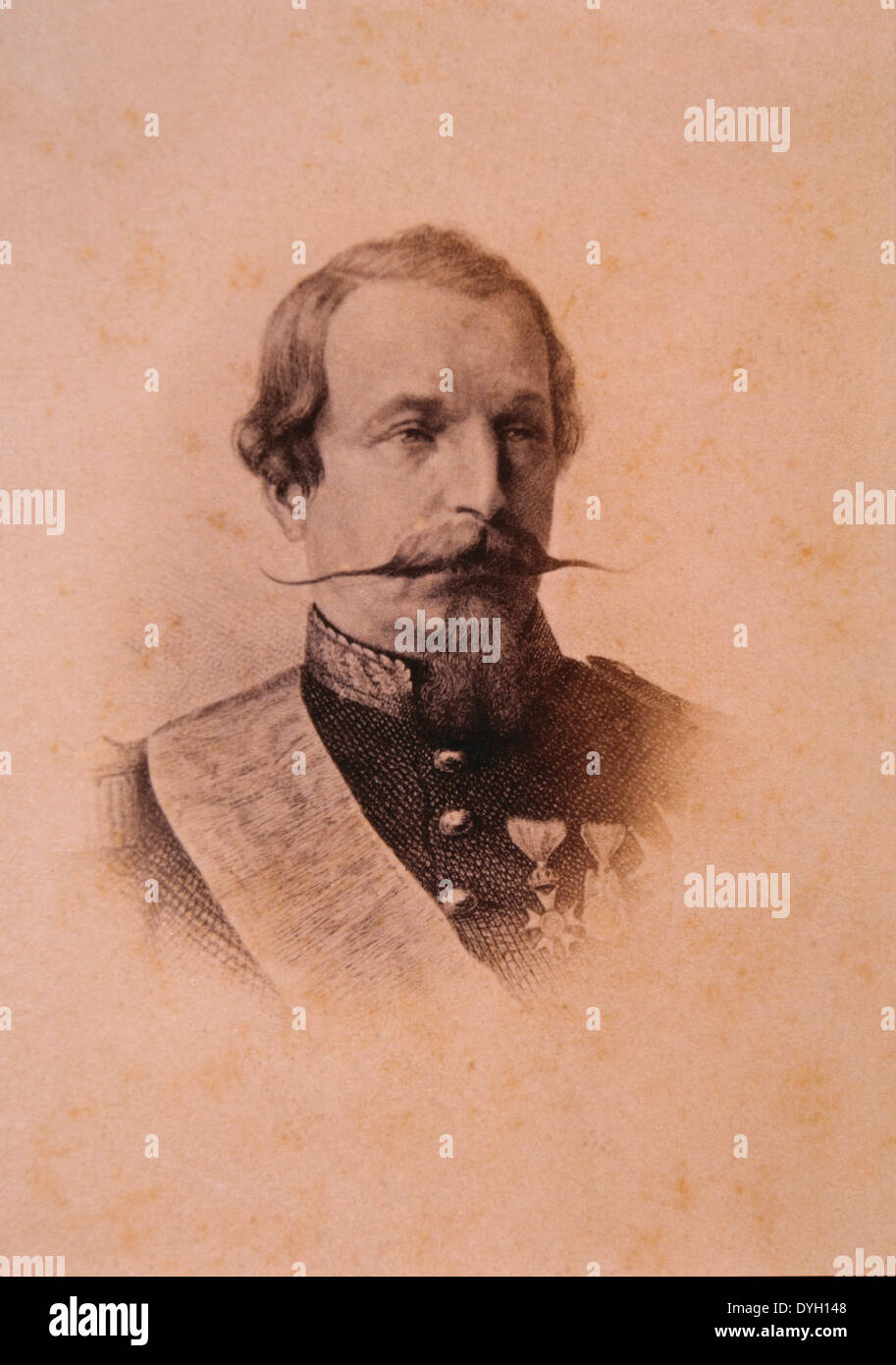 Napoleon III (1803-1873), Emperor of France 1852-1870, Portrait Stock Photo