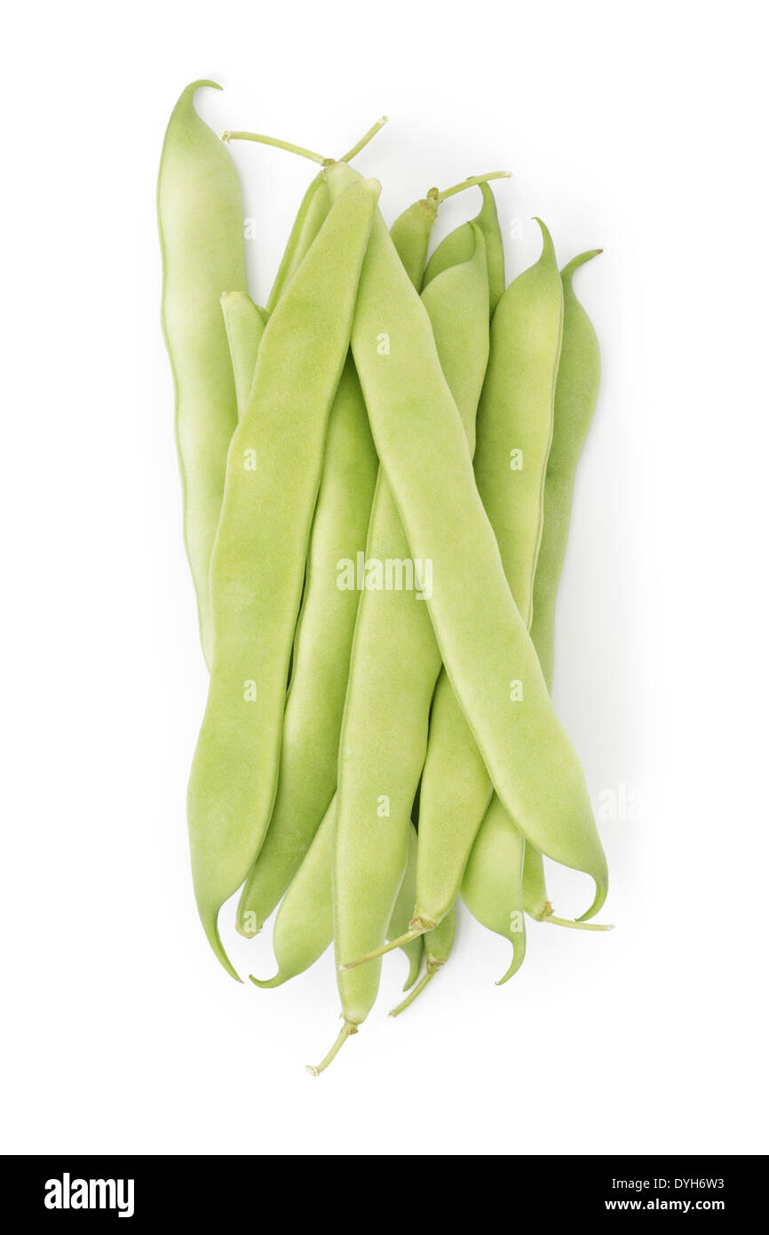 green beans pod, isolated on white background Stock Photo - Alamy