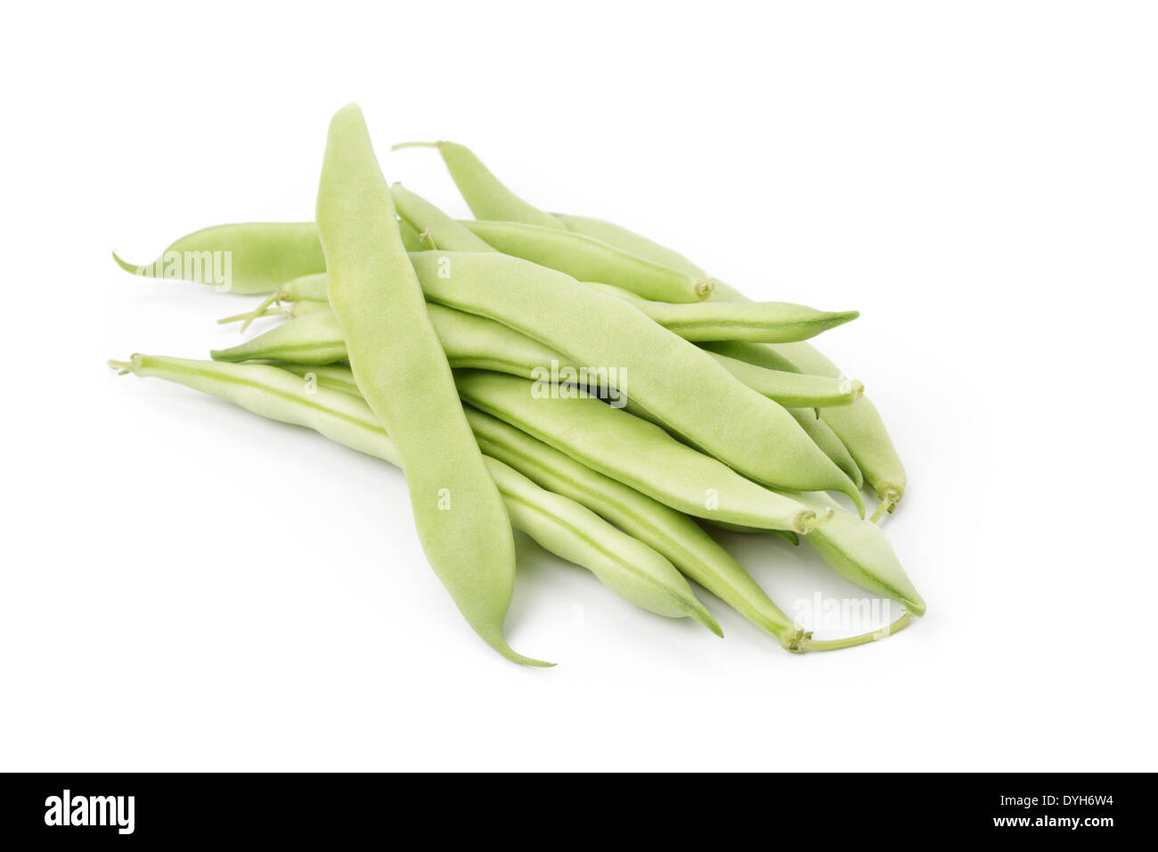 green beans pod, isolated on white background Stock Photo Alamy