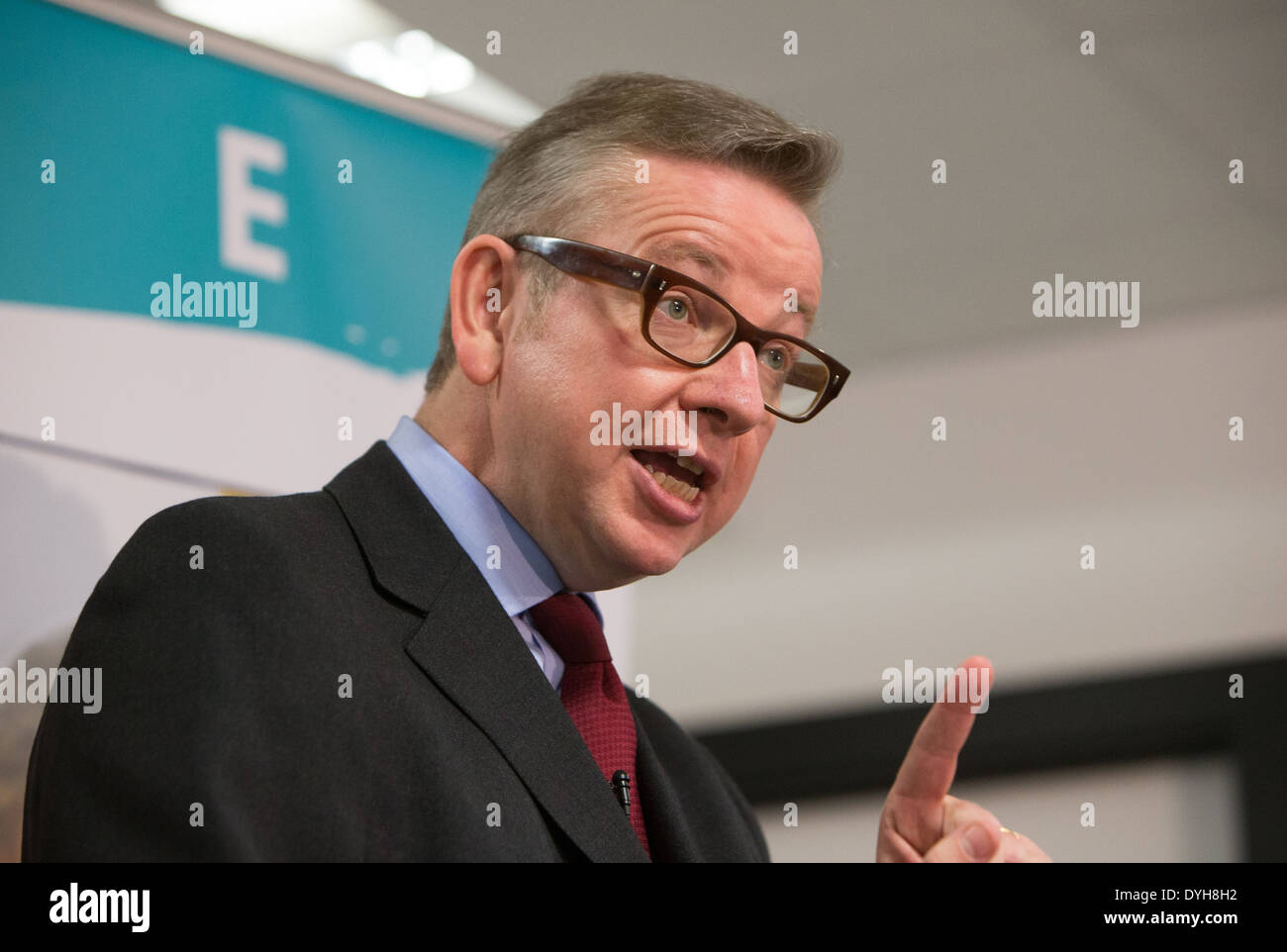 Michael Gove MP,secretary of state for education Stock Photo