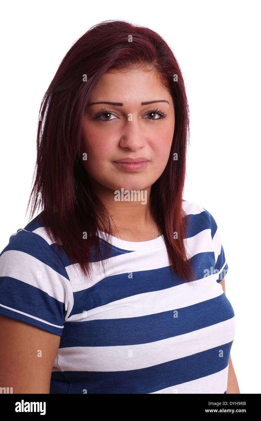 young turkish woman Stock Photo