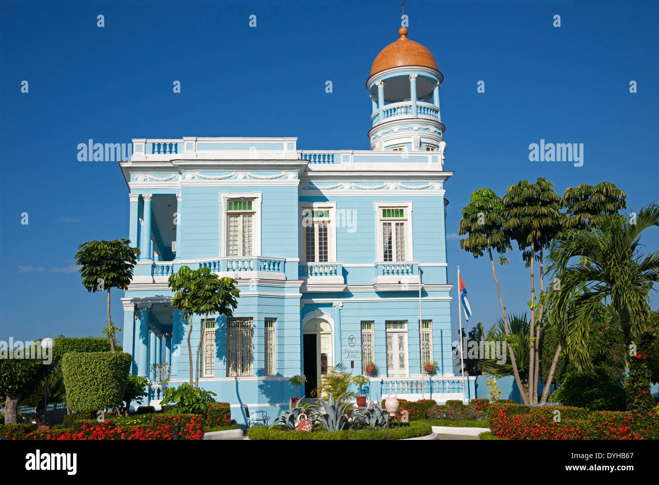 Palacio Azul Punta Gorda Cienfuegos Cuba Stock Photo