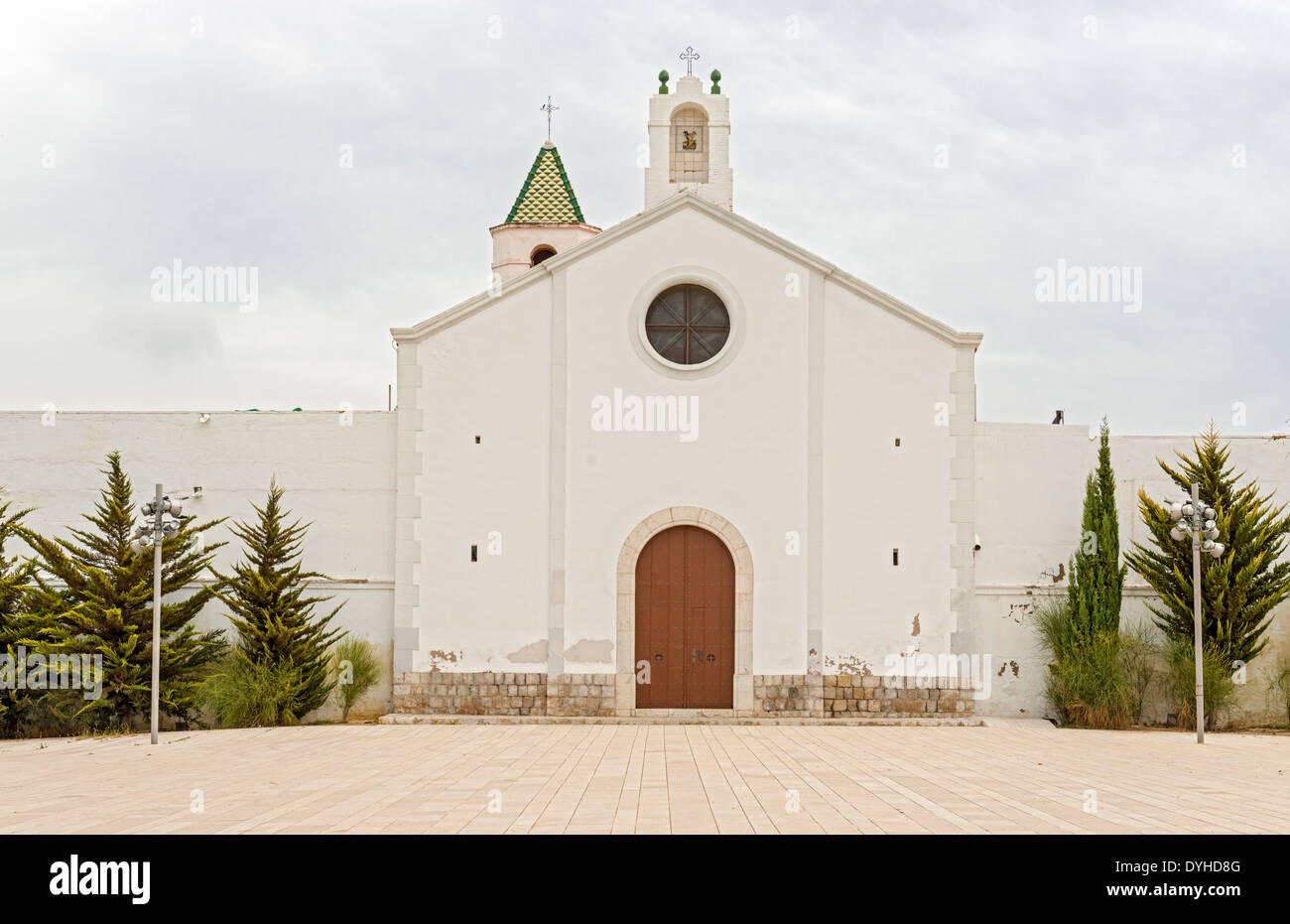 Old catholic church in Sitges, Spain Stock Photo