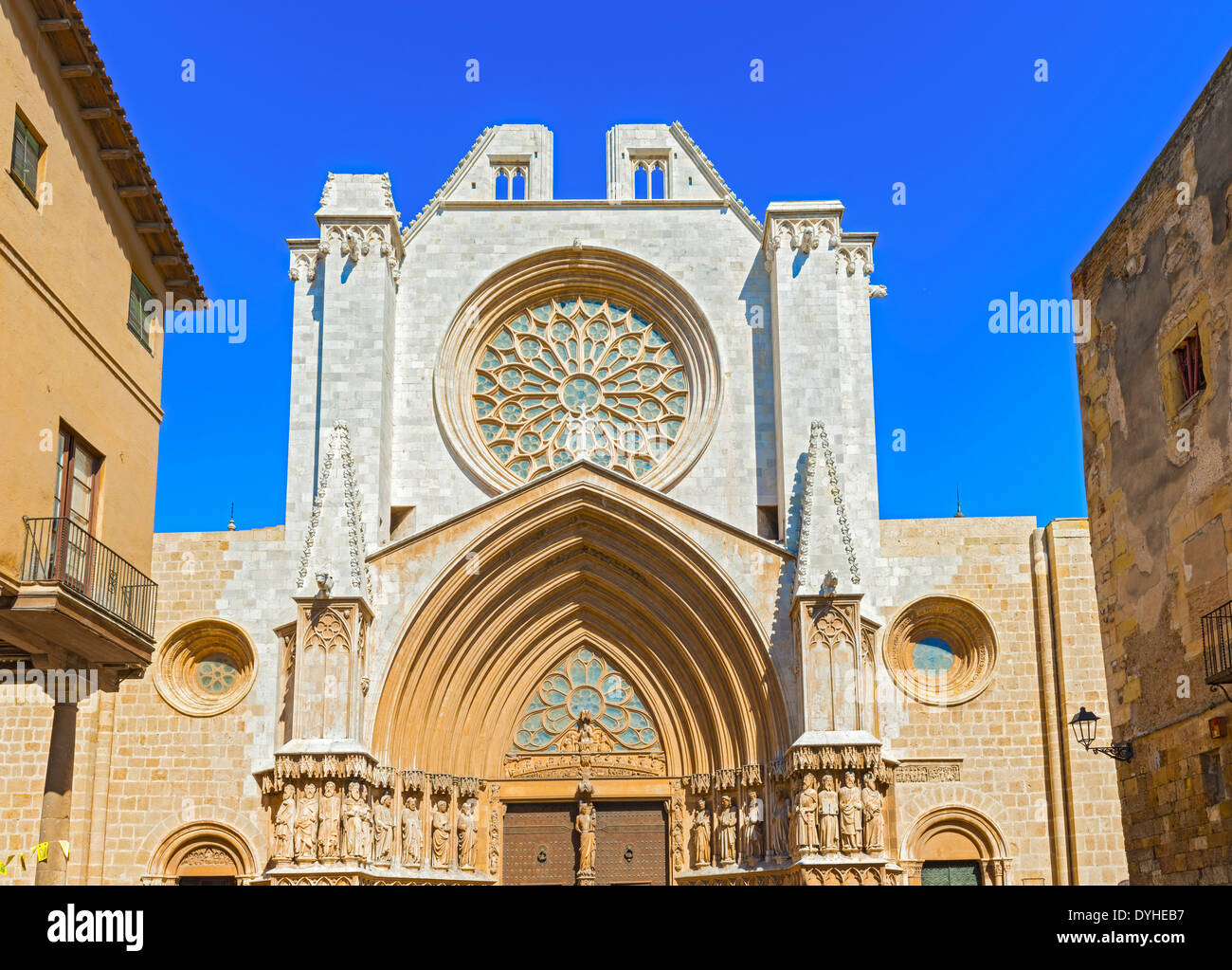 Cathedral of Saint Mary of Tarragona, Catalonia, Spain Stock Photo