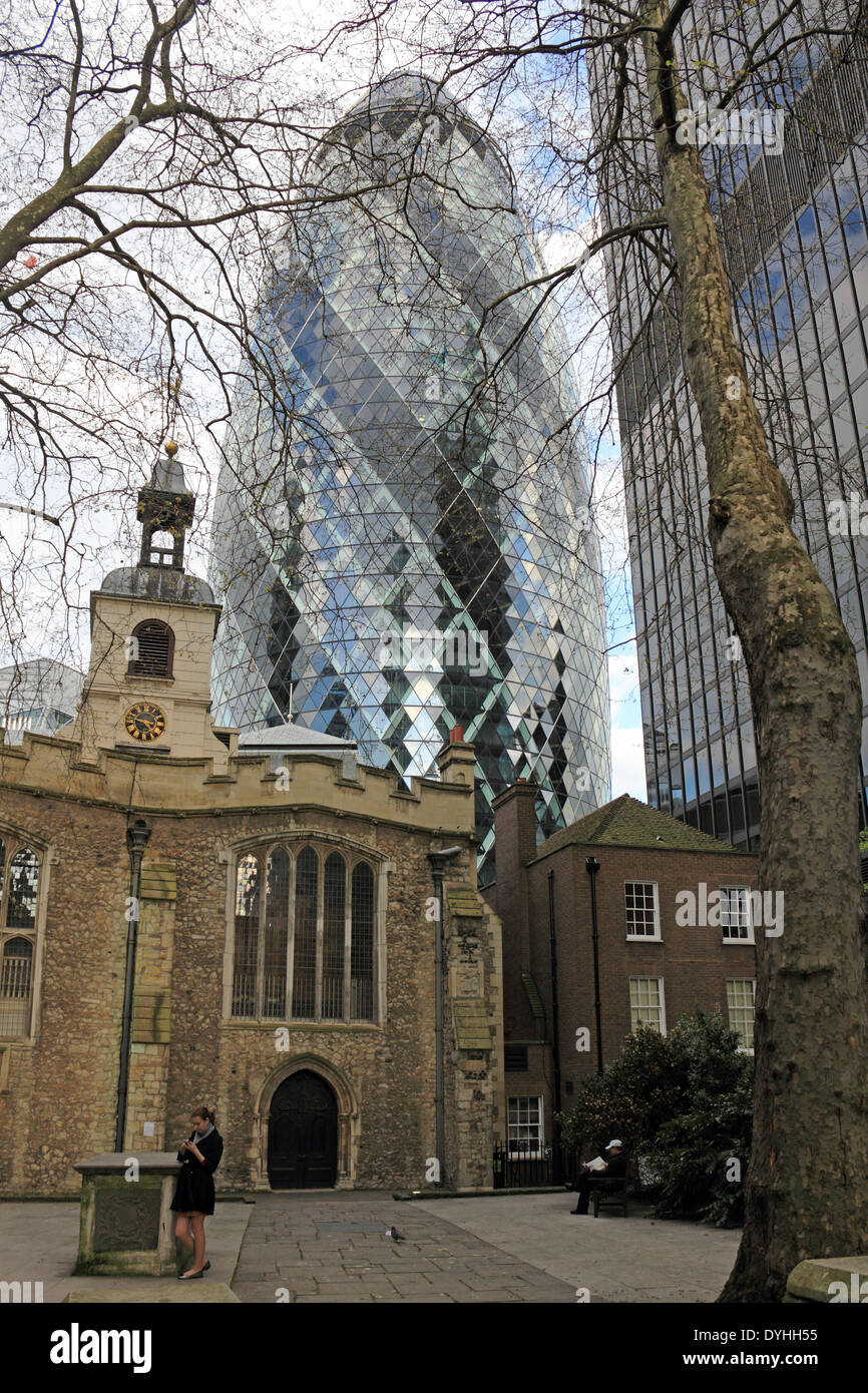 30 St Mary Axe in the City, London EC3, England, UK Stock Photo Alamy