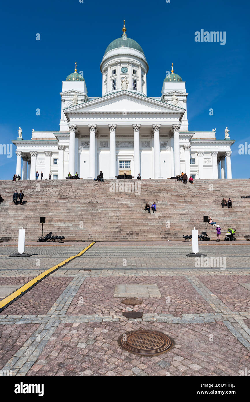 Cathedral of helsinki stock photo alamy