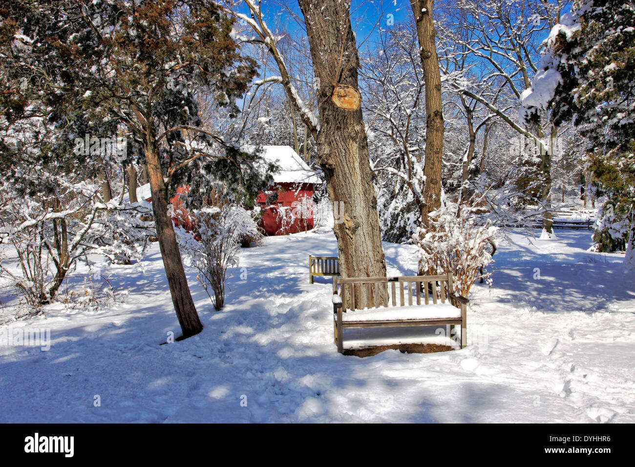 Frank Melville Memorial Park Setauket Long Island New York Stock Photo