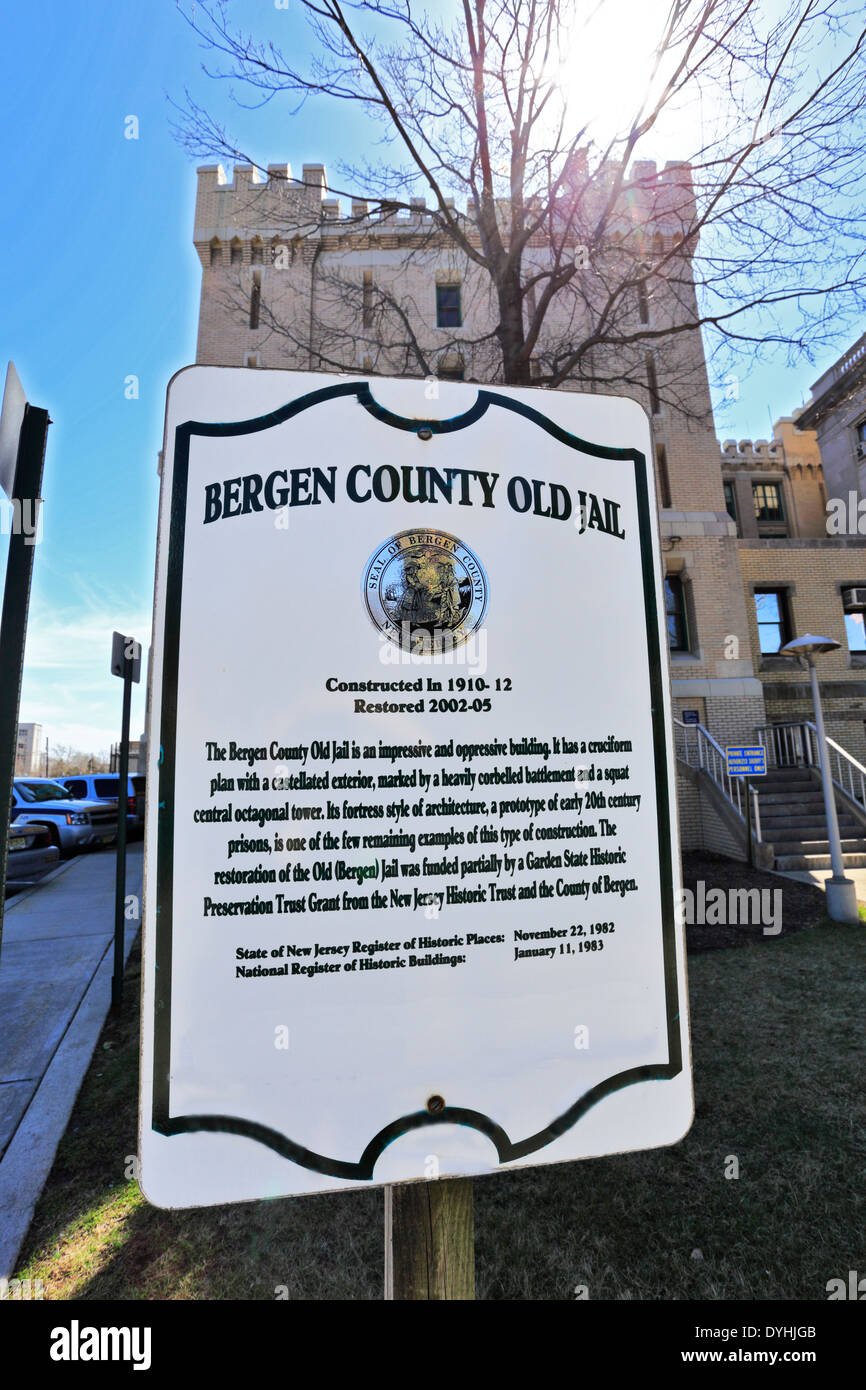 Historic Bergen County Old Jail Hackensack New Jersey Stock Photo Alamy