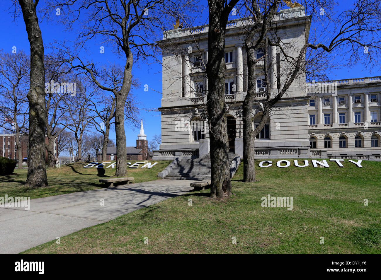 Bergen County Courthouse Hackensack New Jersey Stock Photo Alamy