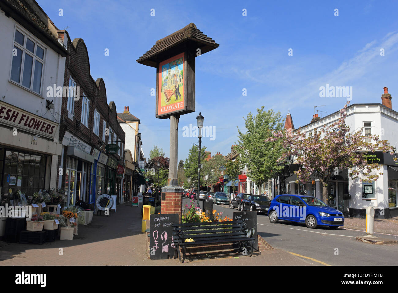 The Parade, Claygate, Surrey, England, UK Stock Photo 68615719 Alamy