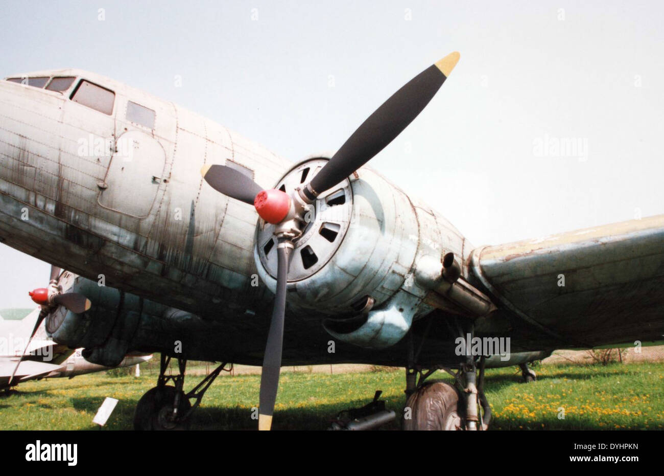 The Lisunov Li-2 was a Soviet passenger and transport aircraft, derived from the American DC-3. It was widely used during and after World War II by the Soviet Union and its allies for military and civilian transport. Stock Photo