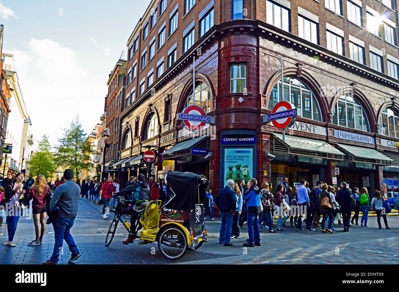 Covent Garden Underground Station, West End, London, England, United