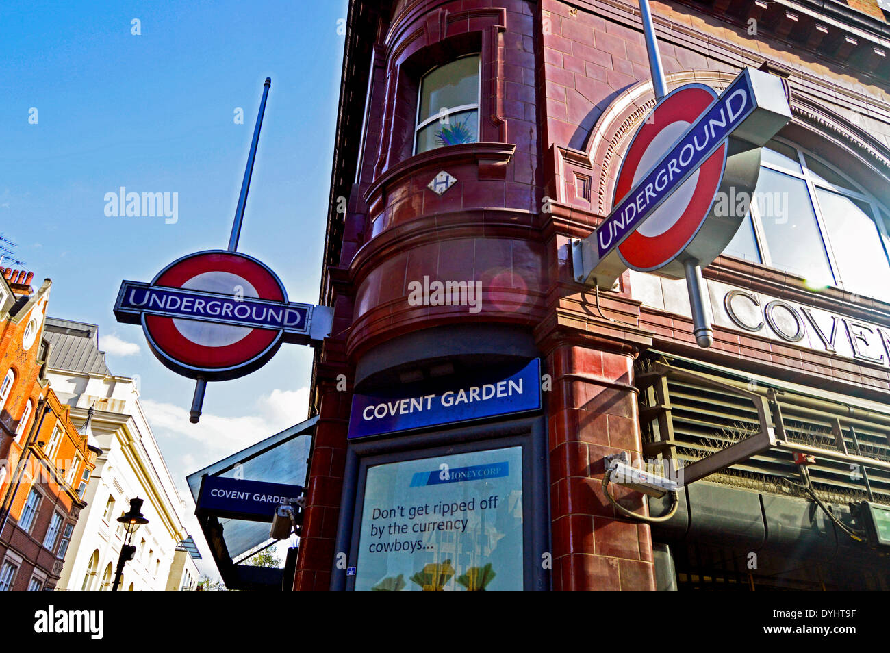 Covent Garden Underground Station, West End, London, England, United