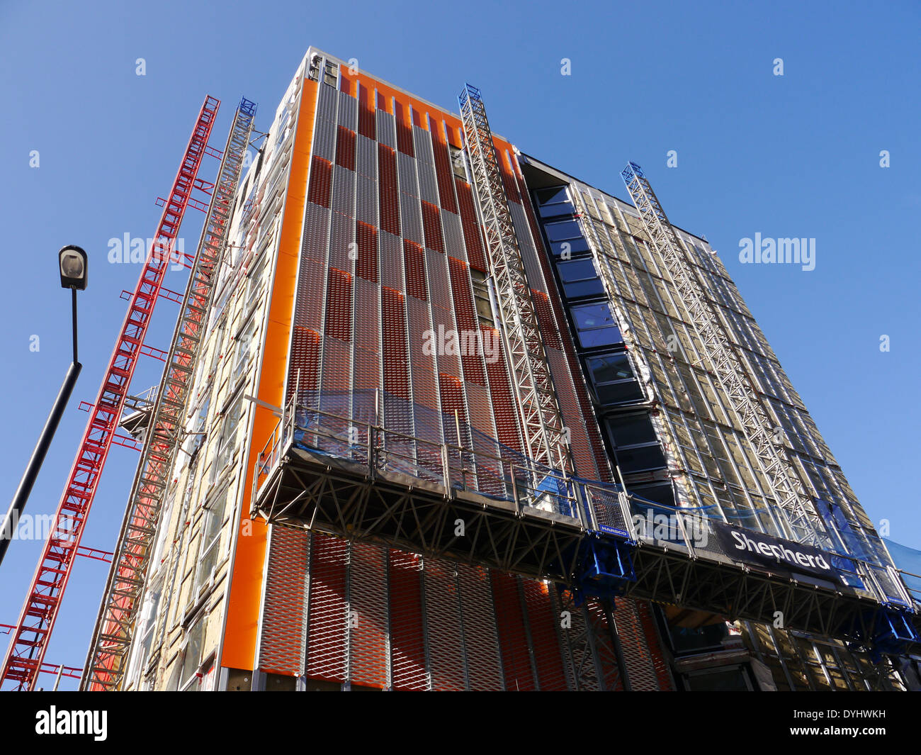 Modern architecture Construction of office building, Science City