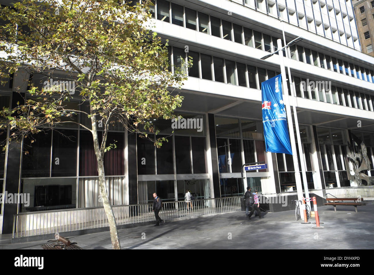 Reserve Bank of Australia headquarters in martin place,sydney Stock Photo