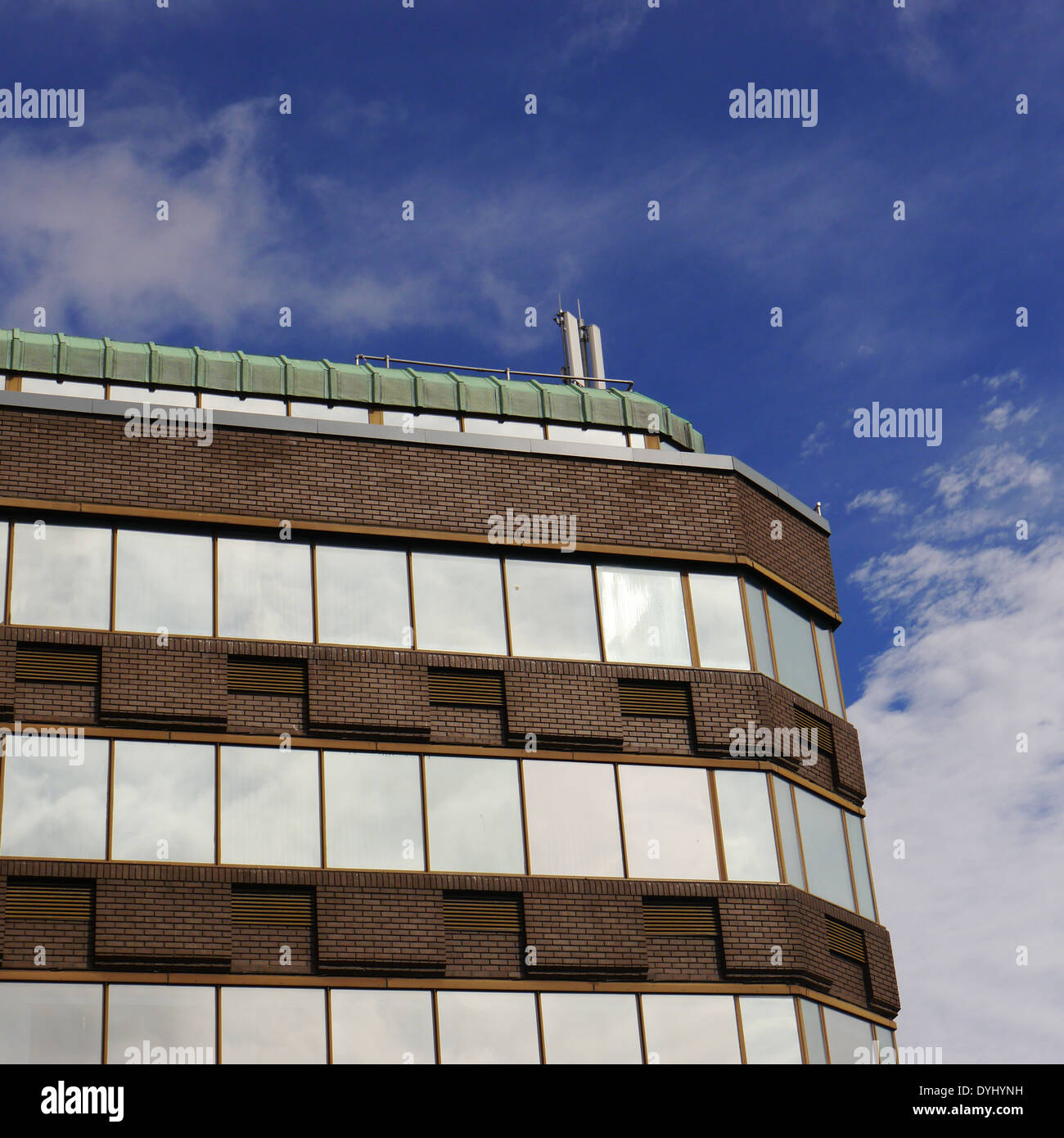 Architecture partial view of Hadrian House, an office building in