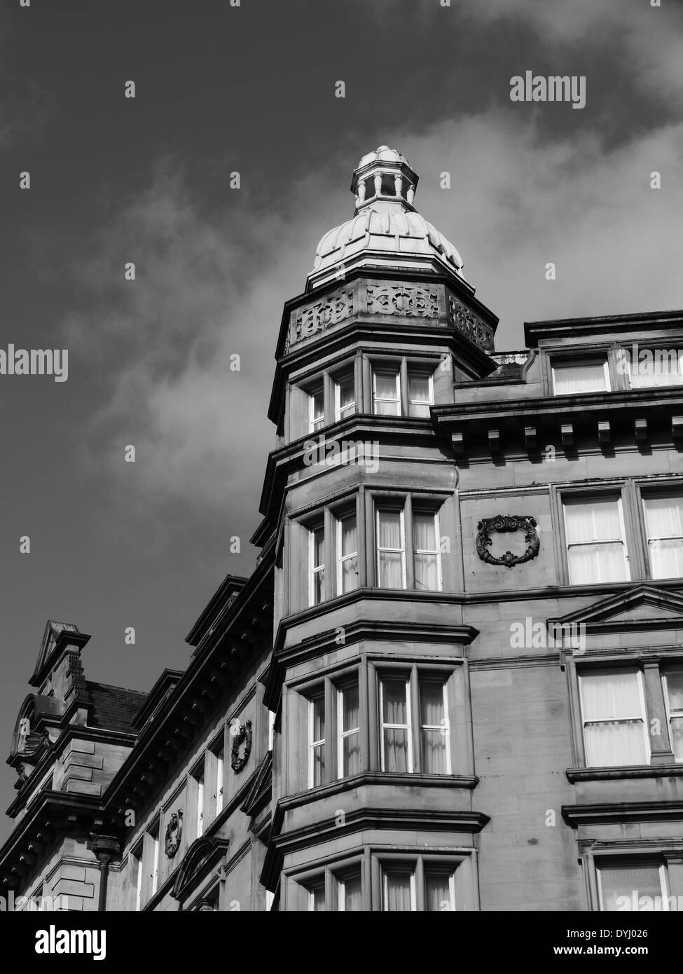 Architecture built architectural features of a building in Newcastle