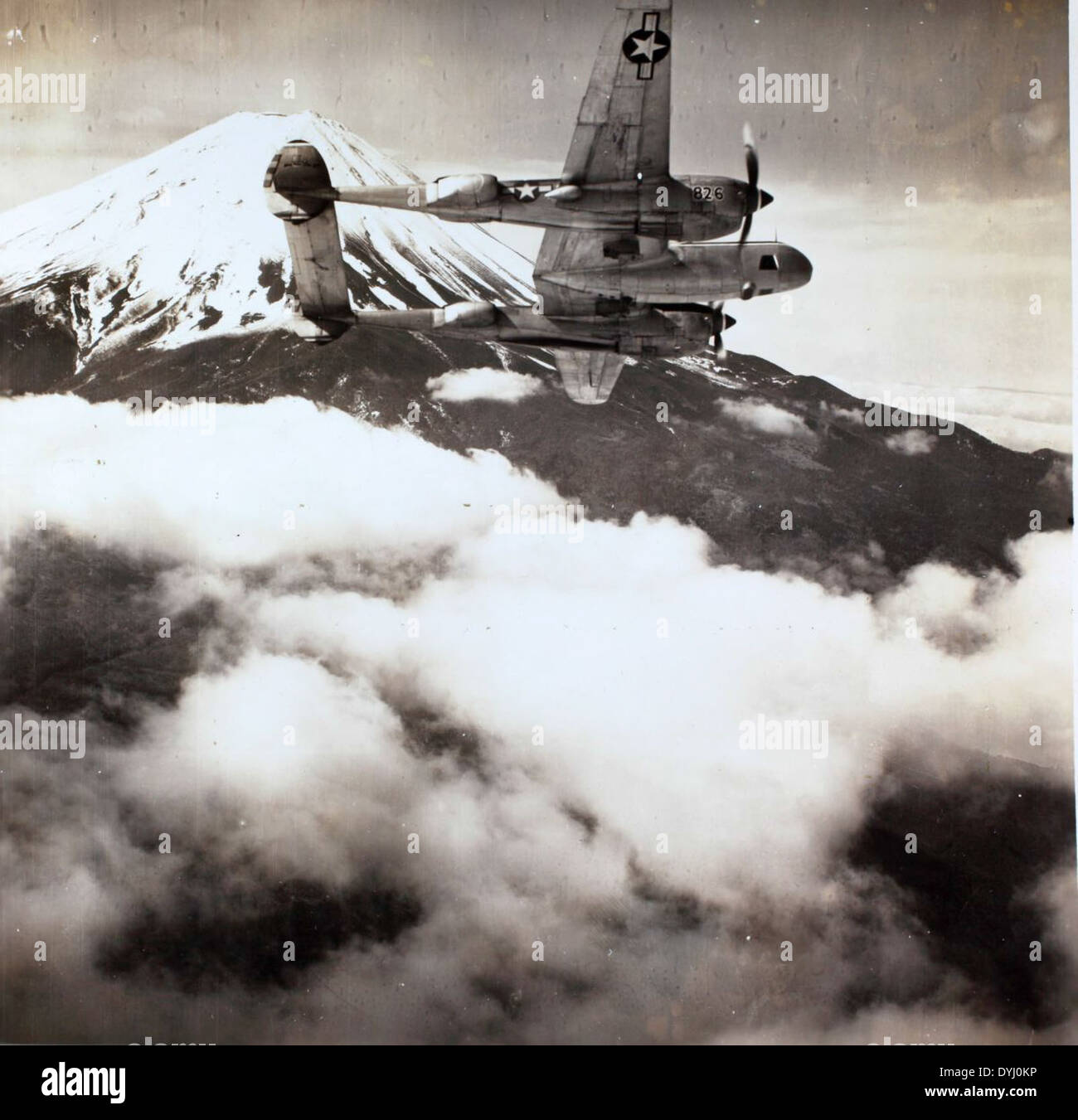15 Daniels Album F-5 and Mt. Fuji (1) Stock Photo