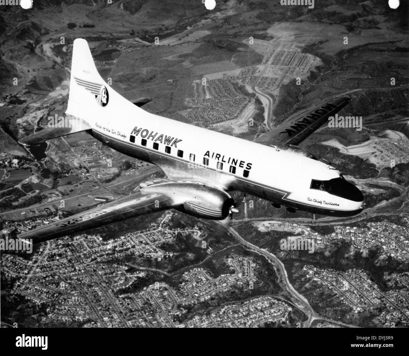 The Convair 240, registered N6632C, was a twin-engine airliner designed ...