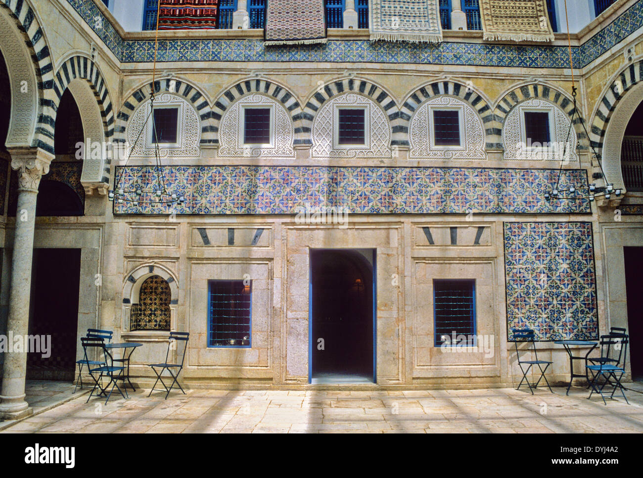 Tunisia. Tunis Medina. Dar Hamouda Pacha, late 18th. Century. Now a