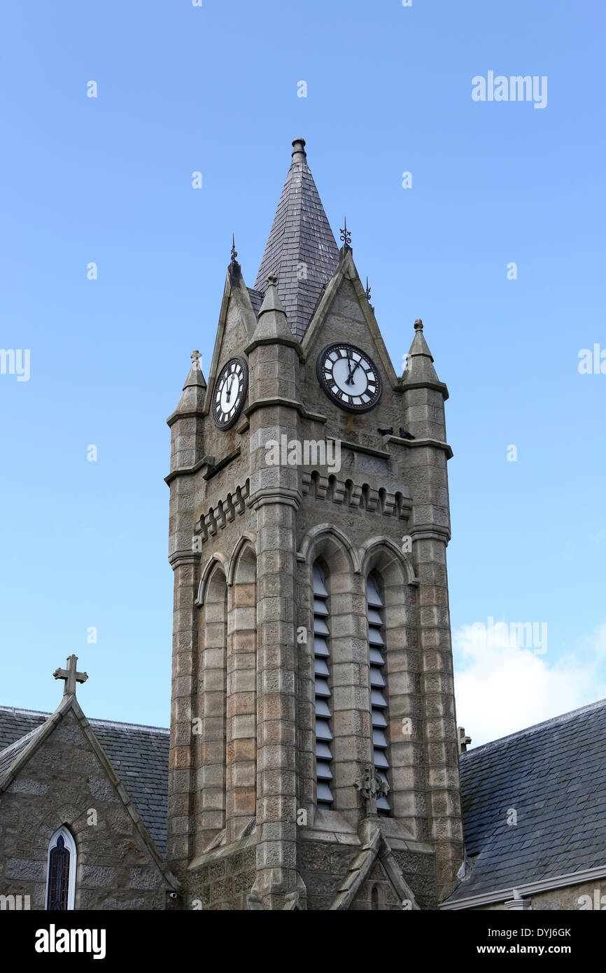 Historic Holyrood Chapel in the village of Newburgh, Aberdeenshire, Scotland, UK Stock Photo