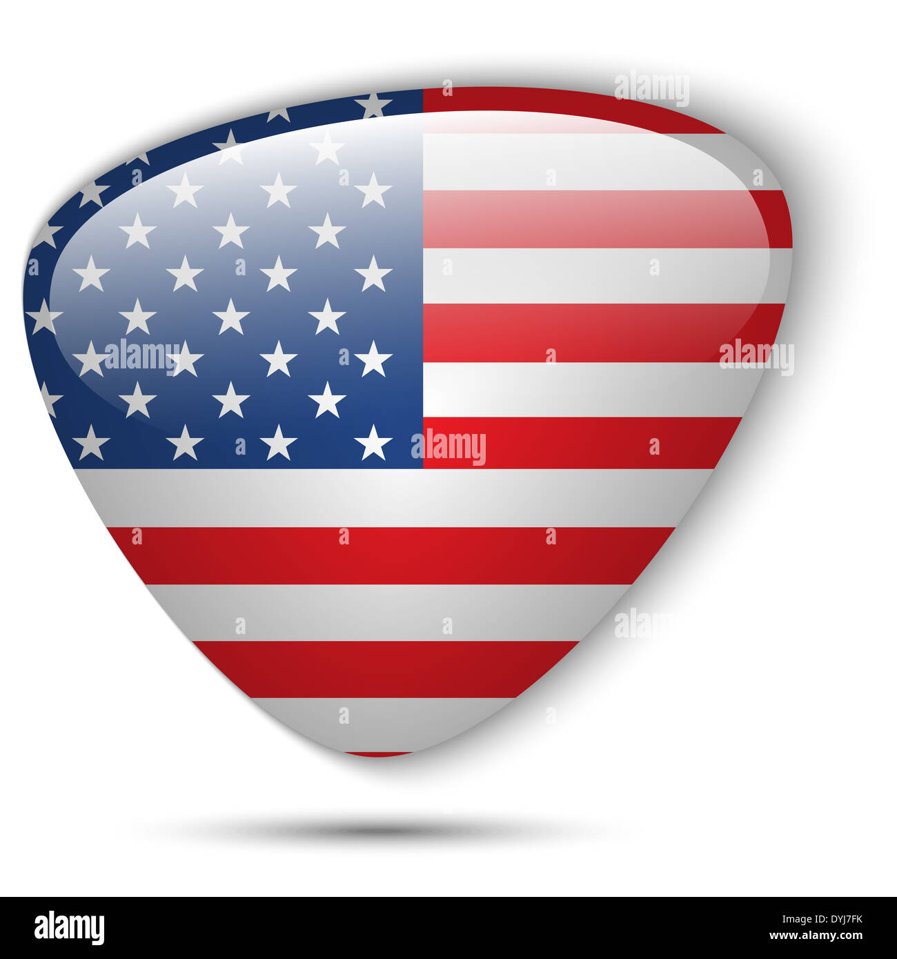 Vector - USA Flag Glossy Button Stock Photo - Alamy