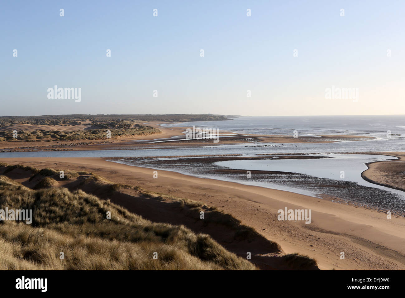 The stunning sandy beach at the village of Newburgh, Aberdeenshire