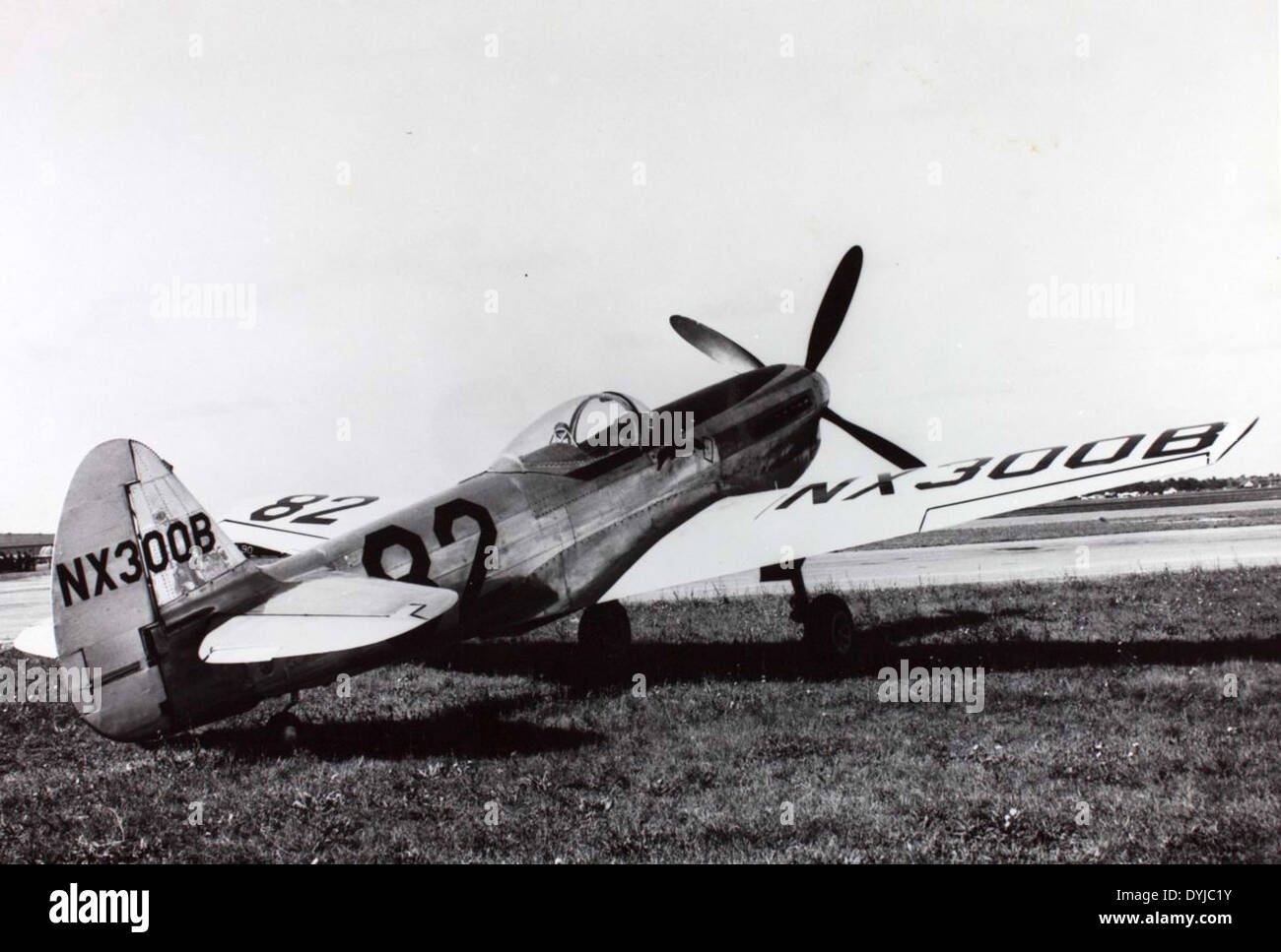 Curtiss XP-40Q, NX300B Stock Photo
