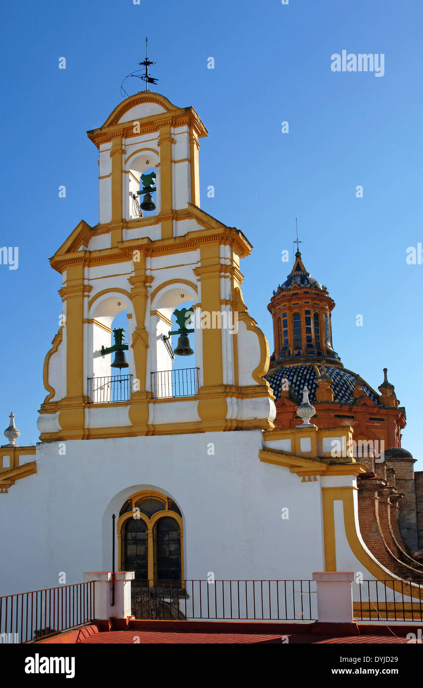 Santa Cruz church, 17th century, Seville, Region of Andalusia, Spain, Europe Stock Photo