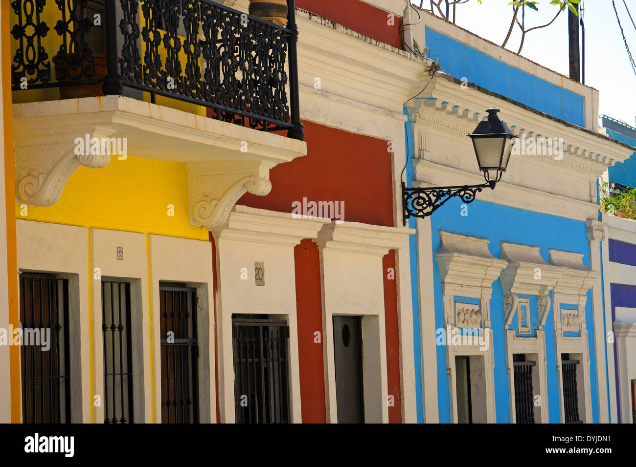 San Juan Puerto Rico USA Territory street scene Old San Juan Stock ...