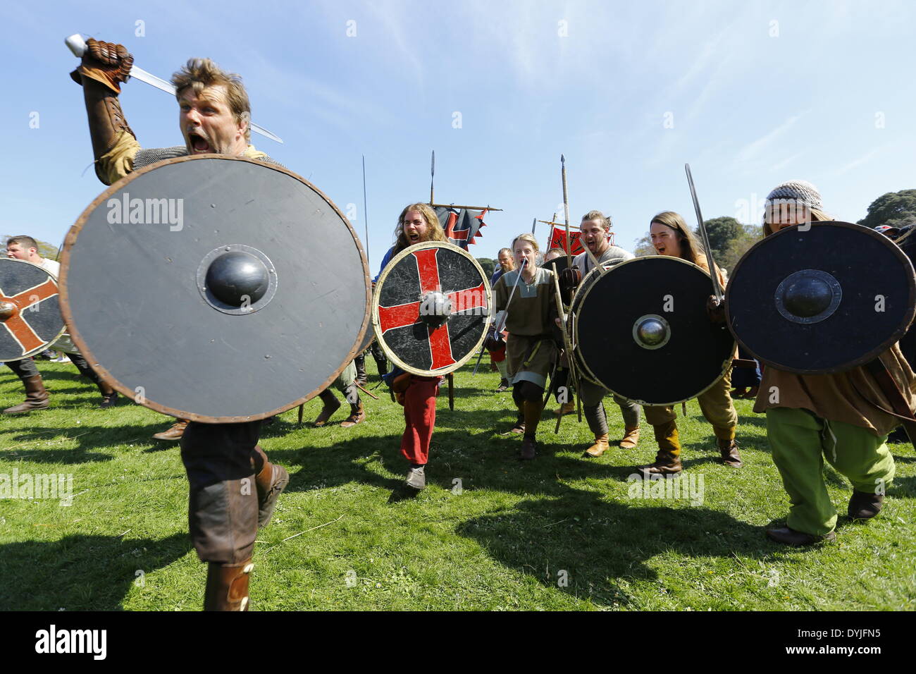 Ireland, Battle of Clontarf between the Vikings and the Irish of
