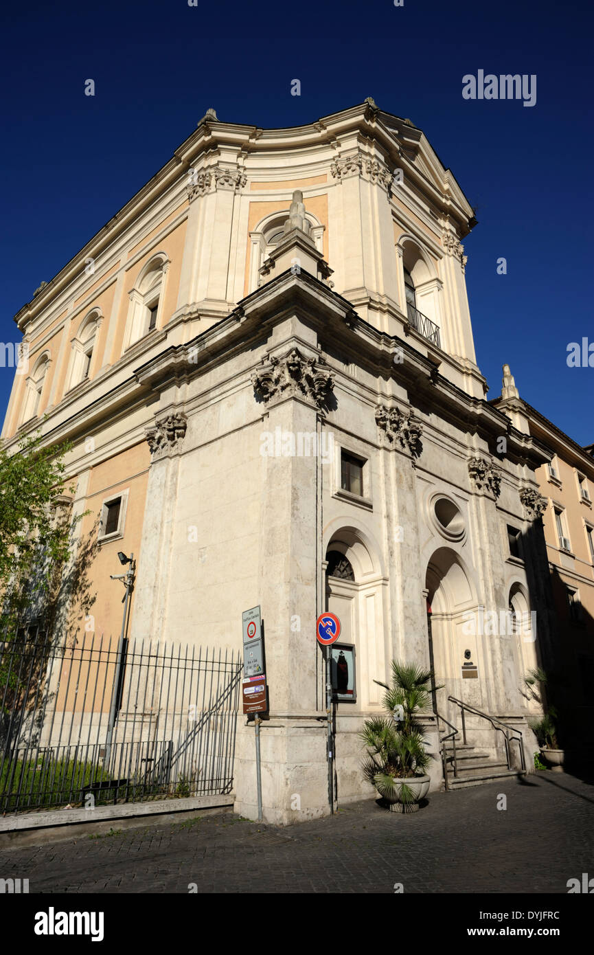 Italy, Rome, deconsecrated church of Santa Rita da Cascia in Campitelli  (Carlo Fontana Stock Photo - Alamy