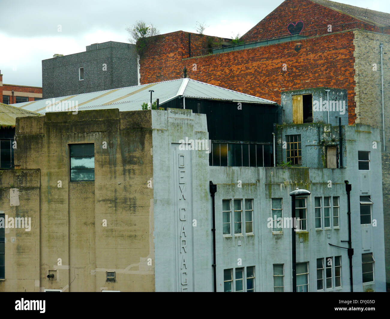 Derelict / abandoned property, Newcastle upon Tyne, England, UK colour Stock Photo Alamy