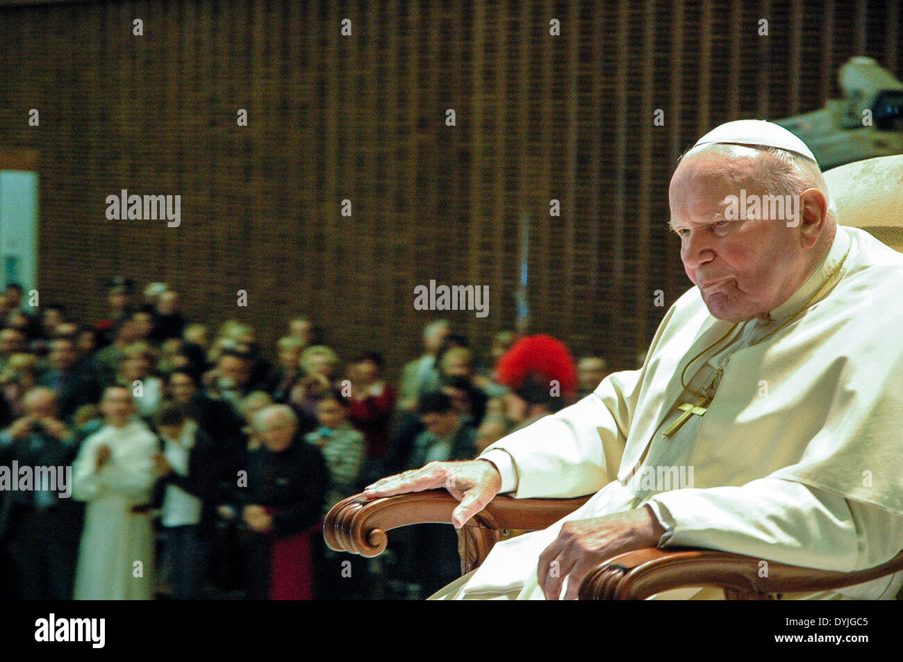 Pope John Paul II 22 December 2004 Stock Photo