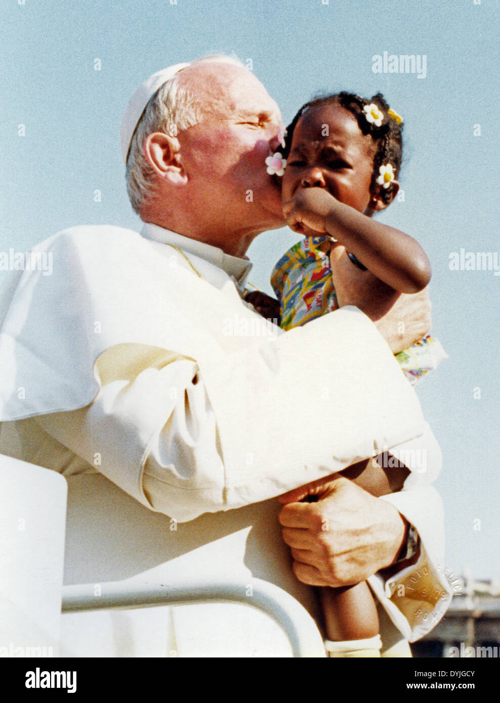 Pope John Paul II September  1979 Stock Photo