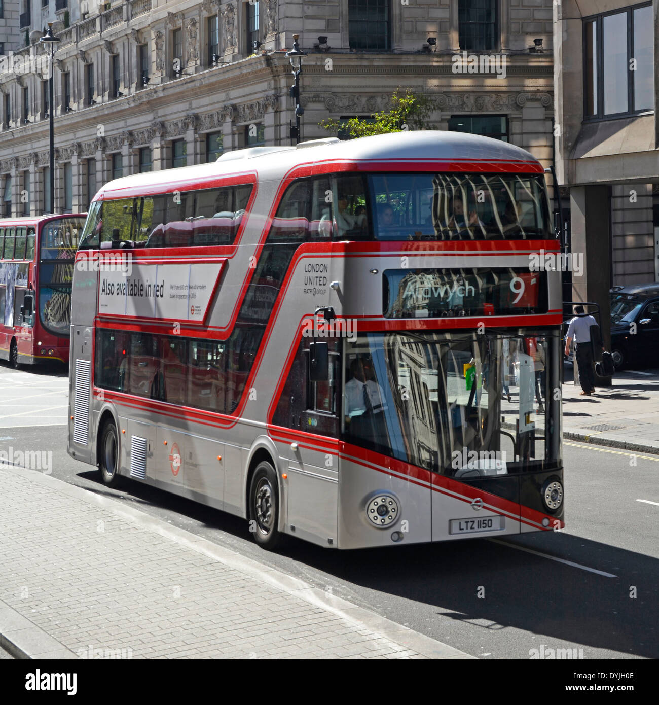 Special silver edition of new London Routemaster Boris bus promoting ...