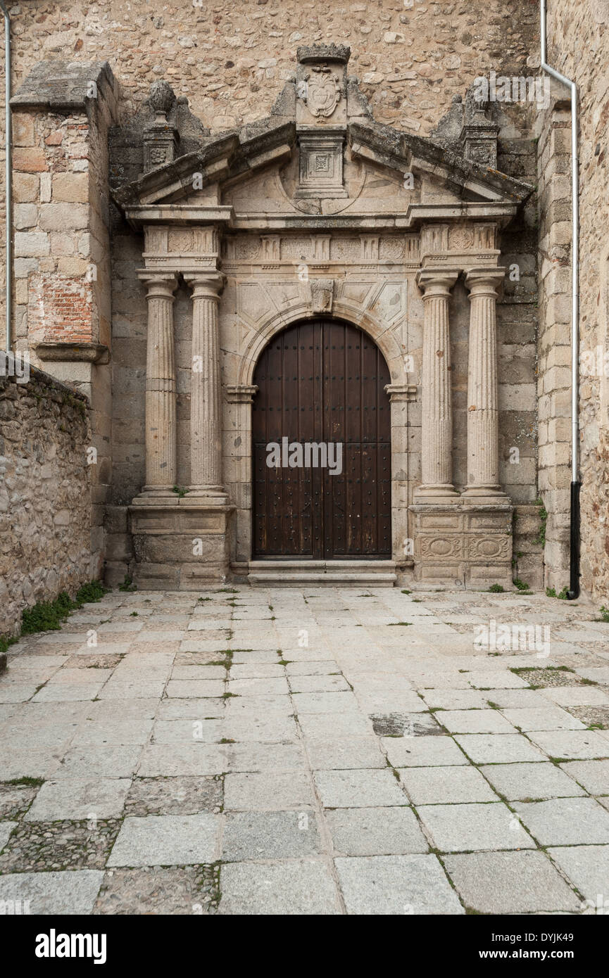 Church of Santa Maria in Hervas, Caceres, Extremadura, Spain, Europe Stock Photo