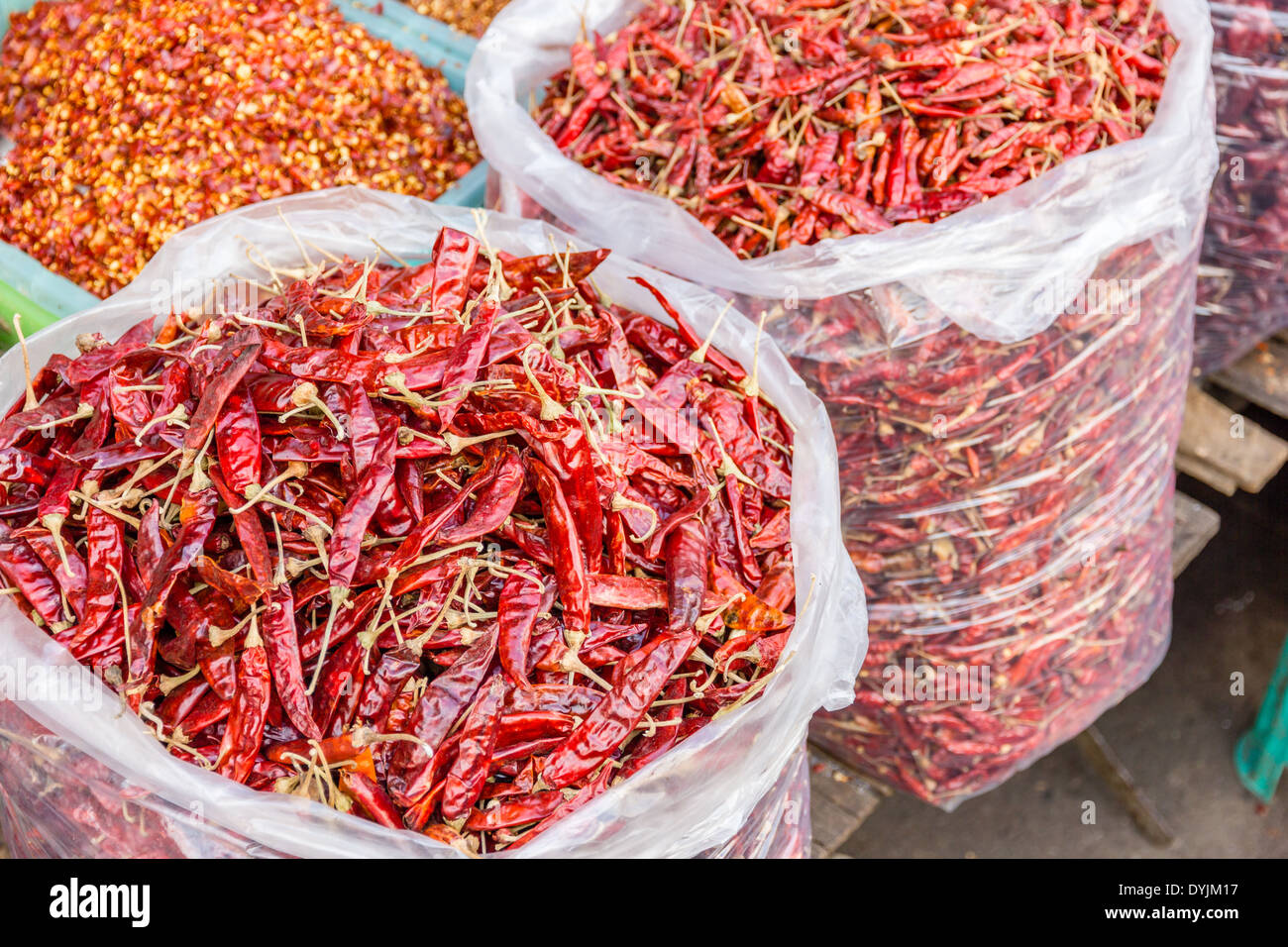 Bags of dried chilies hi-res stock photography and images - Alamy
