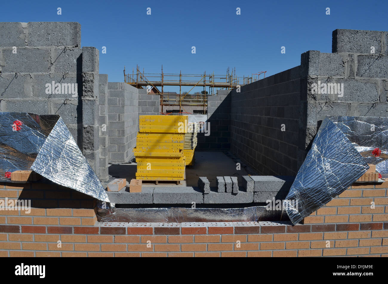 New housing being built in Clydebank, up Kilbowie Road, on the site of